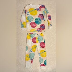Burt’s Bees 2T Planet Pajama Set